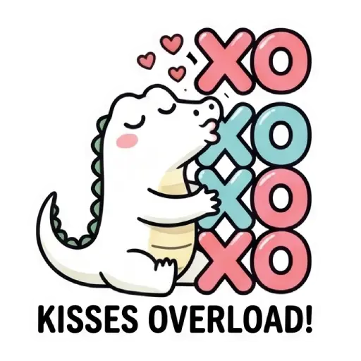 florak stickers, cute, funny, stickers, WhatsApp stickers, sticker pack, Alligator (46)